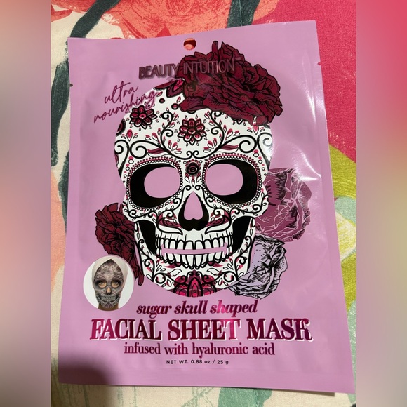 Pink Sugar Skull Facial Sheet Mask - Picture 1 of 2